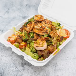Chicken & Shrimp Stir-Fry Combo Salad