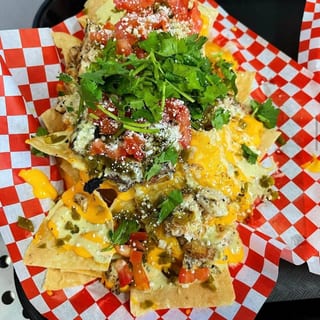 Loaded Chicken Nachos