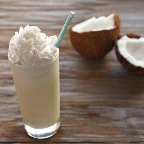 Thai Coconut Milk Drink.
