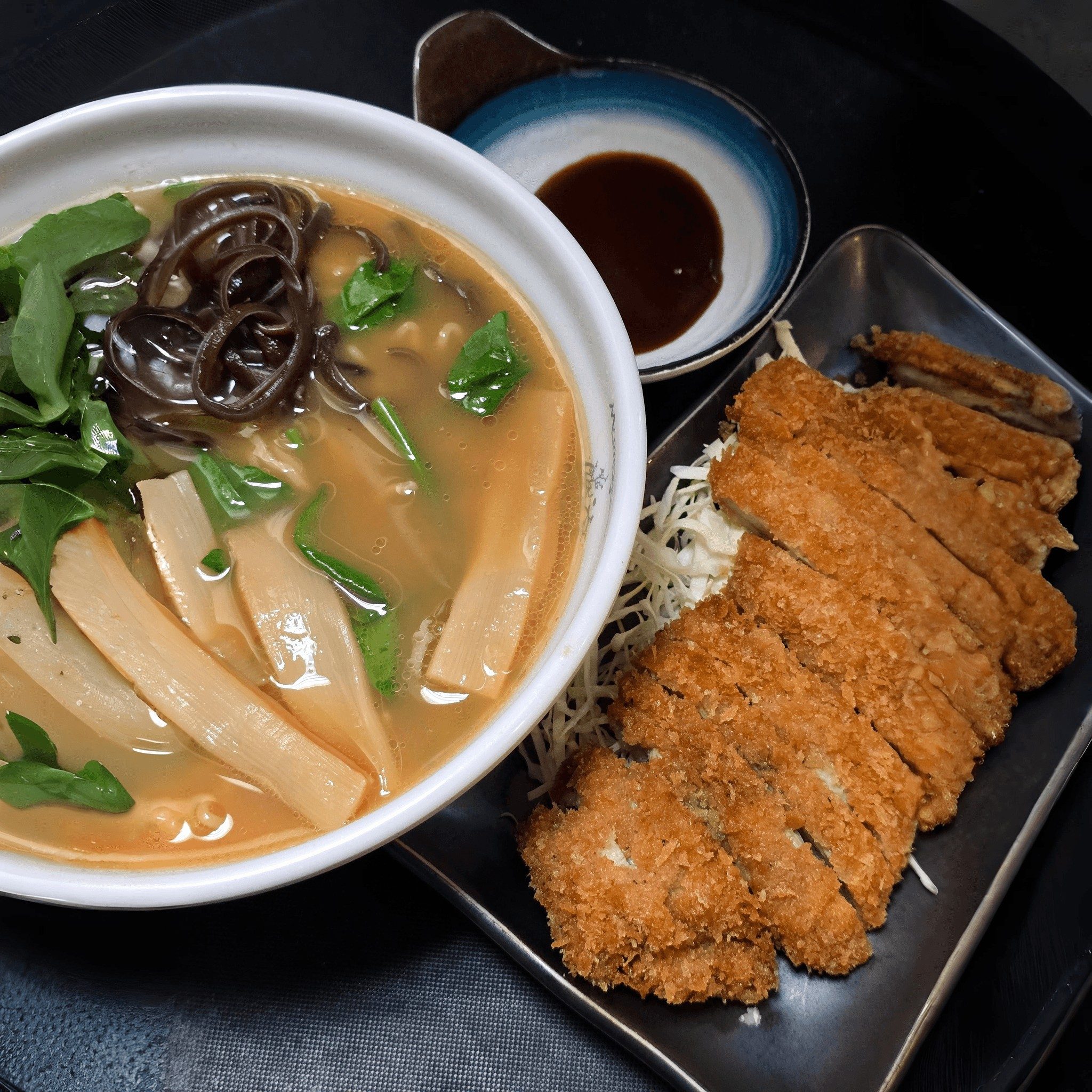 Chicken Katsu Shoyu Ramen.