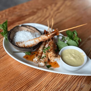 Coconut Shrimp Satay