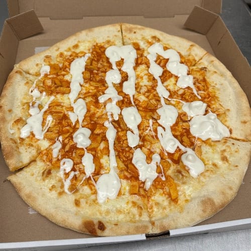 Buffalo Chicken Pizza.