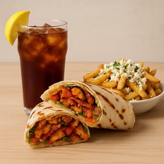 Chicken Shawarma  Wrap Basket