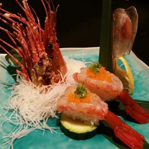 Sweet Shrimp Nigiri.