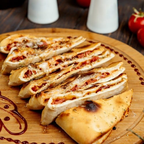 Cheese & Bacon Quesadilla.
