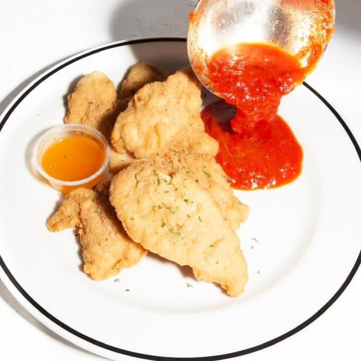 Kids Chicken Fingers.