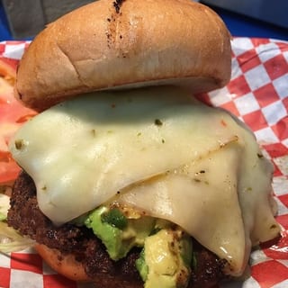 Avocado Pepperjack Burger