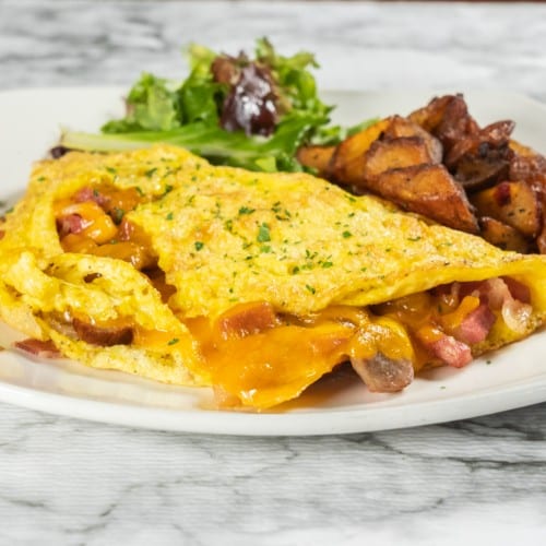 Meat Lovers Omelette.