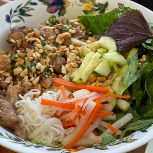 Vermicelli with Grilled Beef - Bun Bo Nuong.