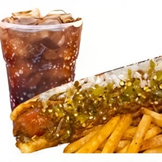 Augie's Foot Long Chili Cheese Dog Combo