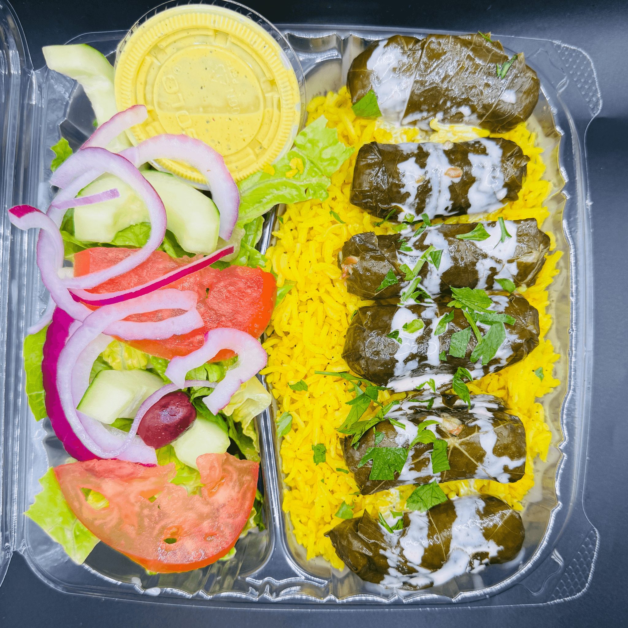 Stuffed Grape Leaves Plate (no cheese).