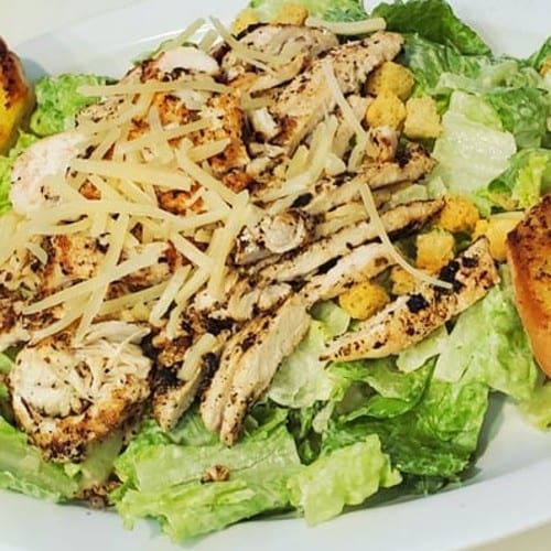 Chicken Caesar Salad.