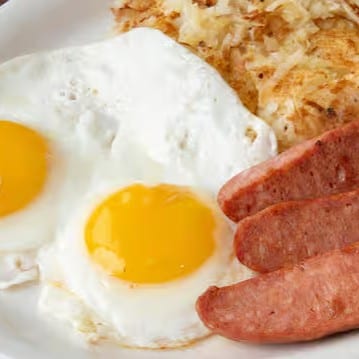 Portuguese Sausage Omelette.