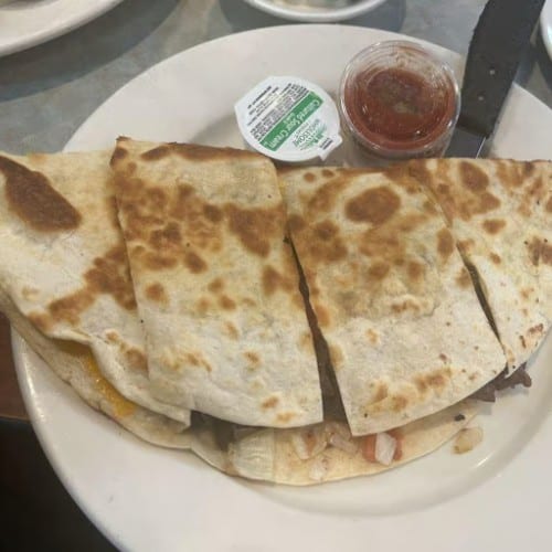 Skirt Steak Quesadilla.