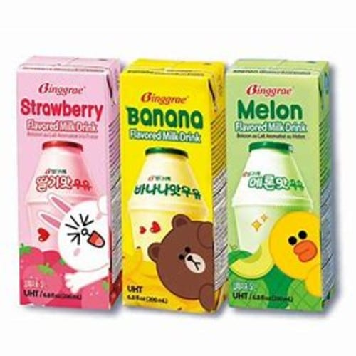 Flavored Milk Drink Carton.