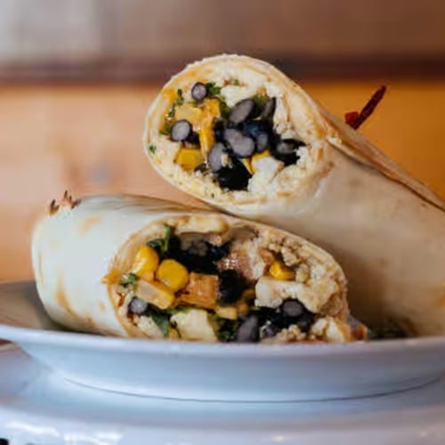 Vegetarian Burrito.