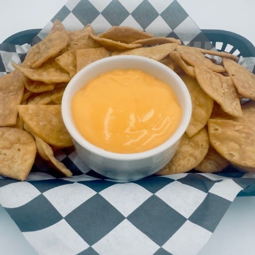 Pita Chips and Cheese.