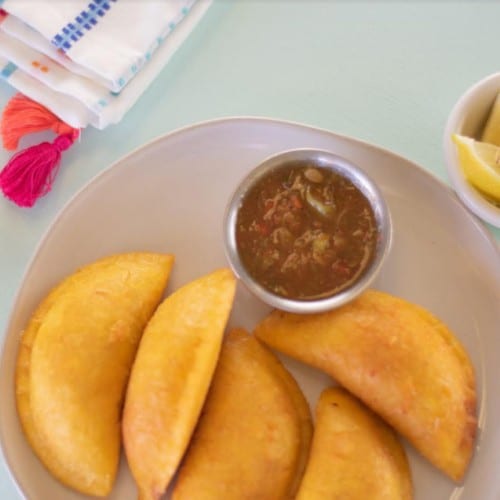 Guava & Mozzarella Empanada.