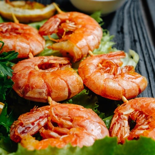 Grilled Shrimp.