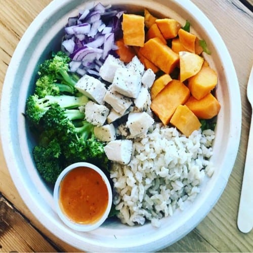 Chicken + Veggies Bowl.