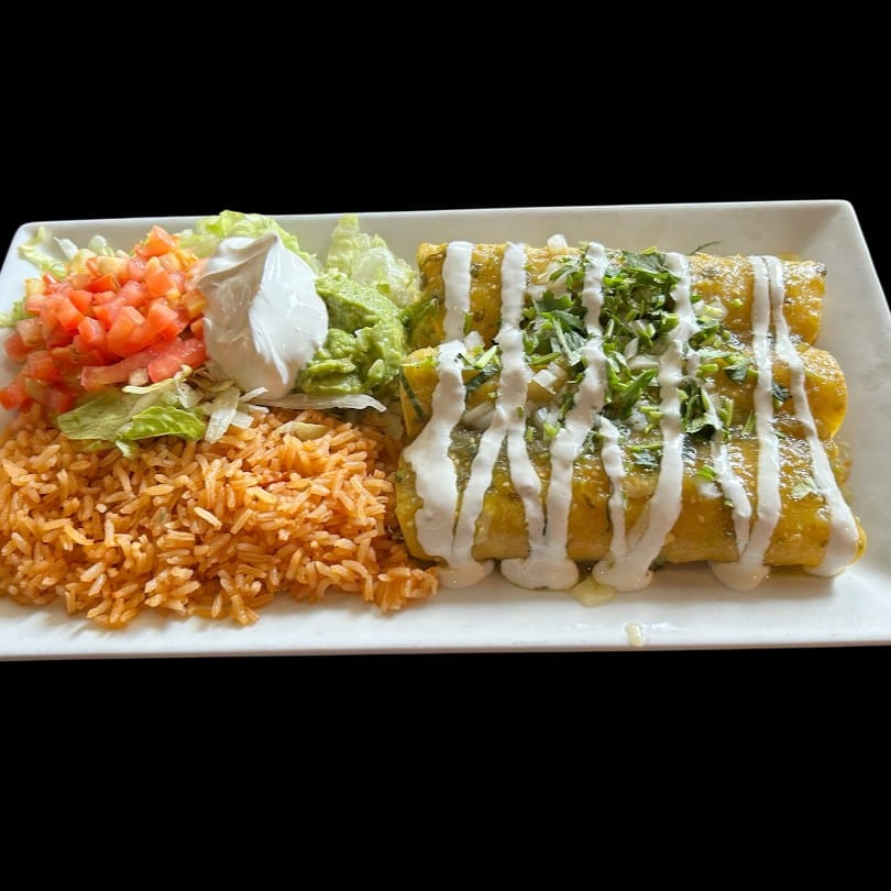 Enchiladas Verdes.