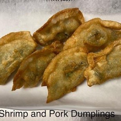 Shrimp and Pork Dumplings.