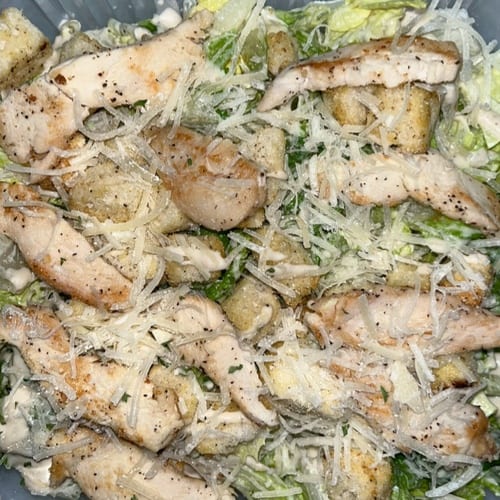 Chicken Caesar Salad.