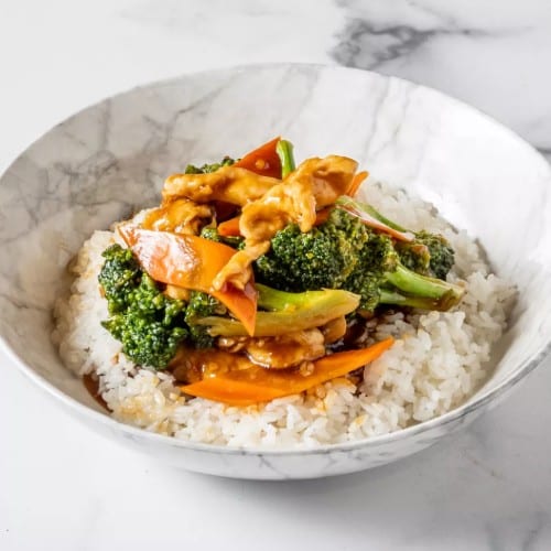 Chicken with Broccoli Lunch.