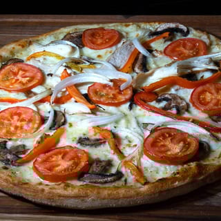 Chicken Garlic Veggie Pizza (Extra large)