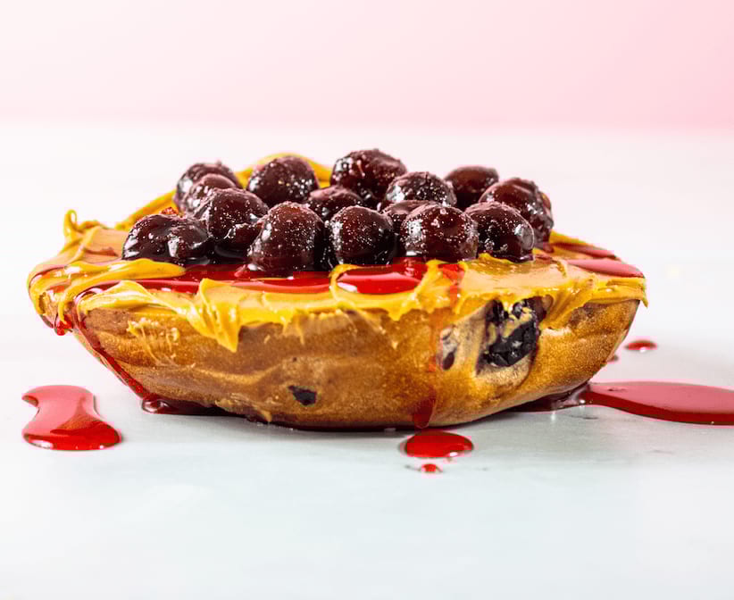 Peanut Butter & Jelly Open Face.