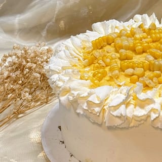 ⏰🎂 Milky Corn Custard Whole Cake (奶香玉米蛋糕)