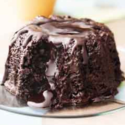 Volcano Chocolate Cake.