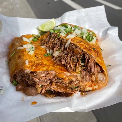 Birria Super Burrito.