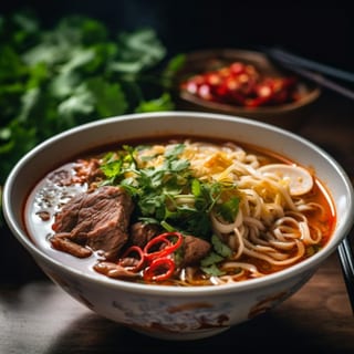 S3. Beef Stew with Egg Noodle (Mi Bo Kho)
