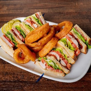 Chicken and Bacon Club Sandwich Lunch