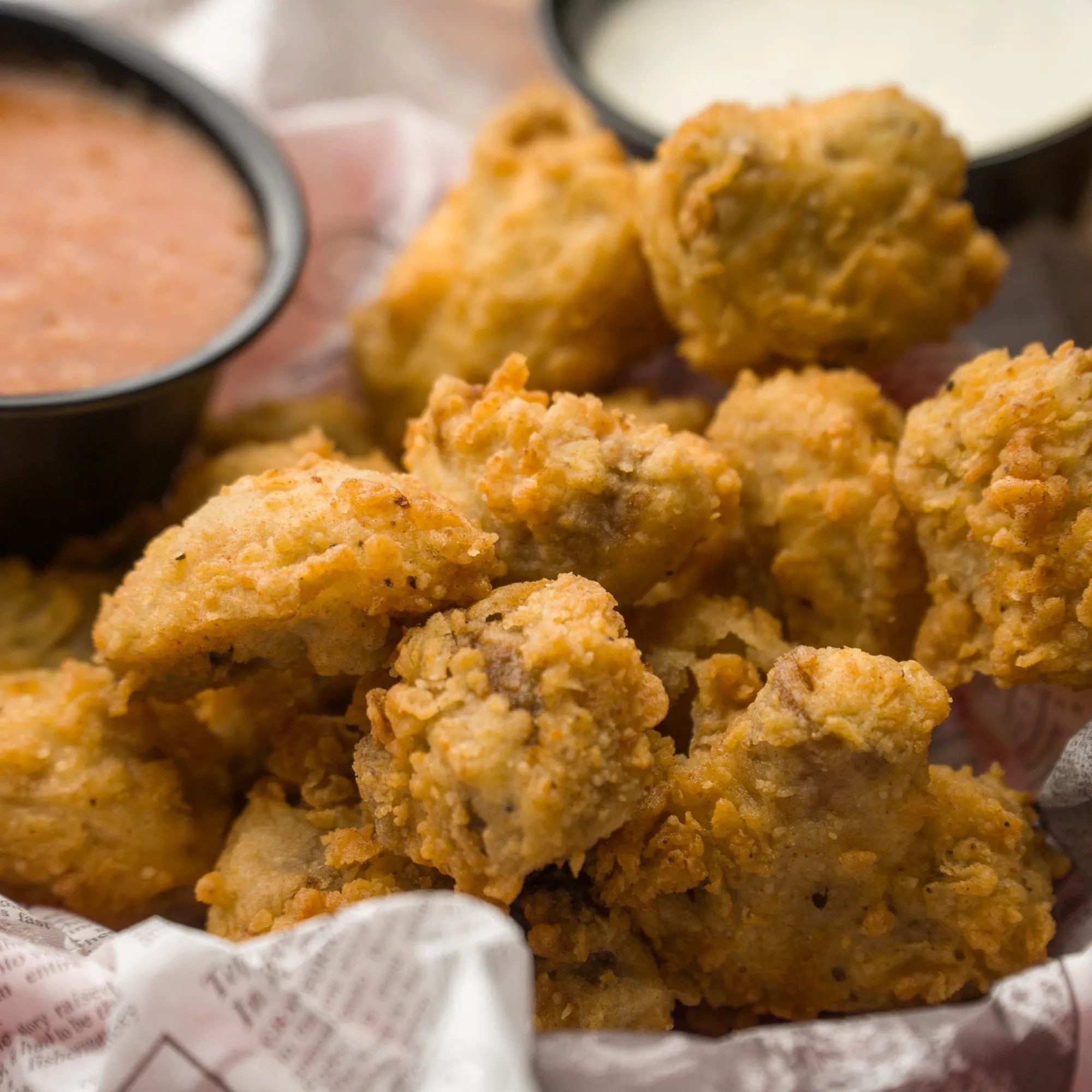 Fried Mushrooms.