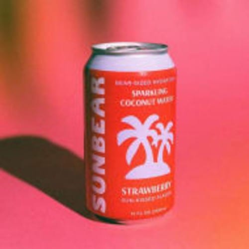 Sunbear Sparking Coconut Water - Strawberry.