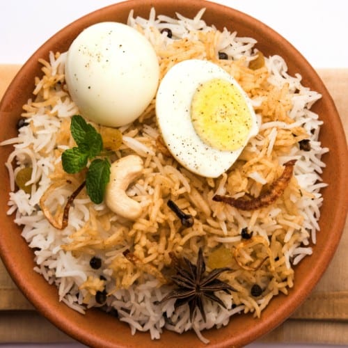 Egg Biryani.