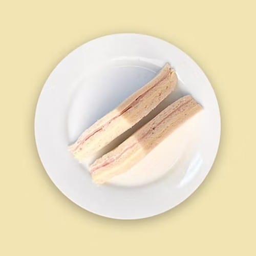 Ham and Cheese Migas.