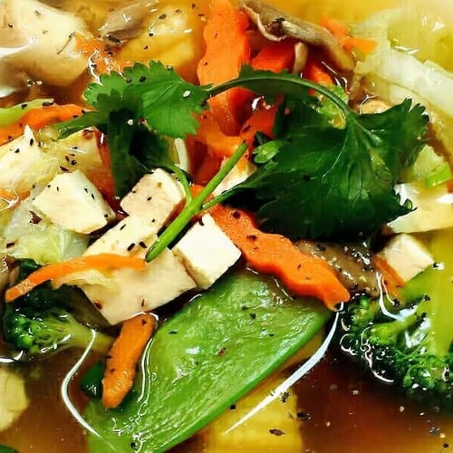 Veggie Tofu Soup.
