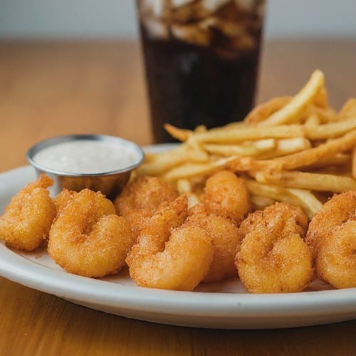 10 Pieces Fried Shrimp Combo.
