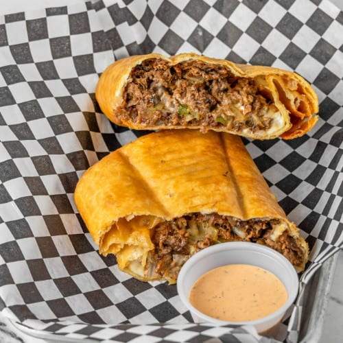 Steak and Cheese Burrito.