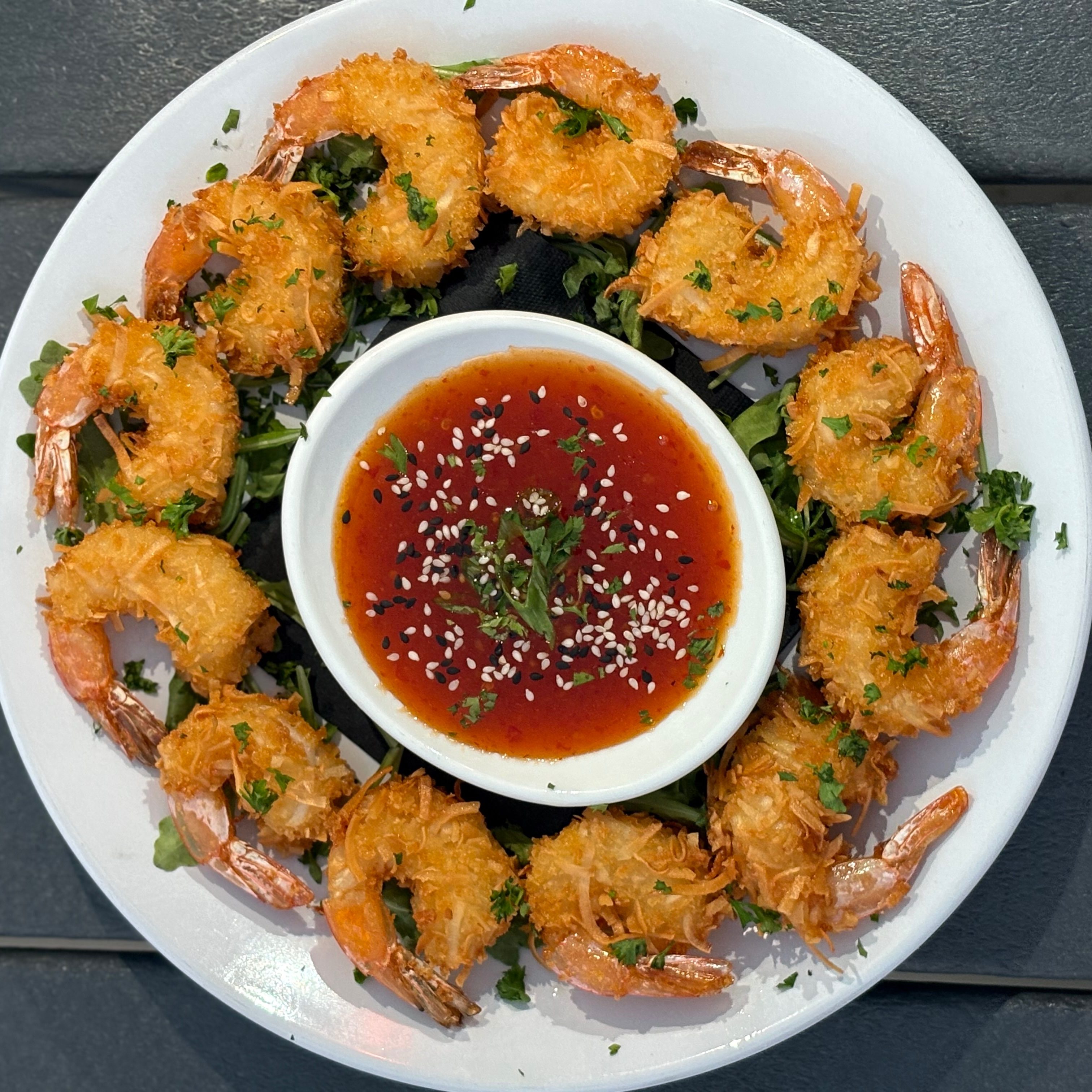 Coconut Shrimp.