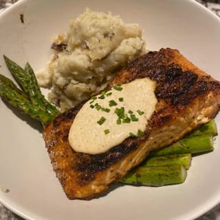 Grilled Salmon Plate