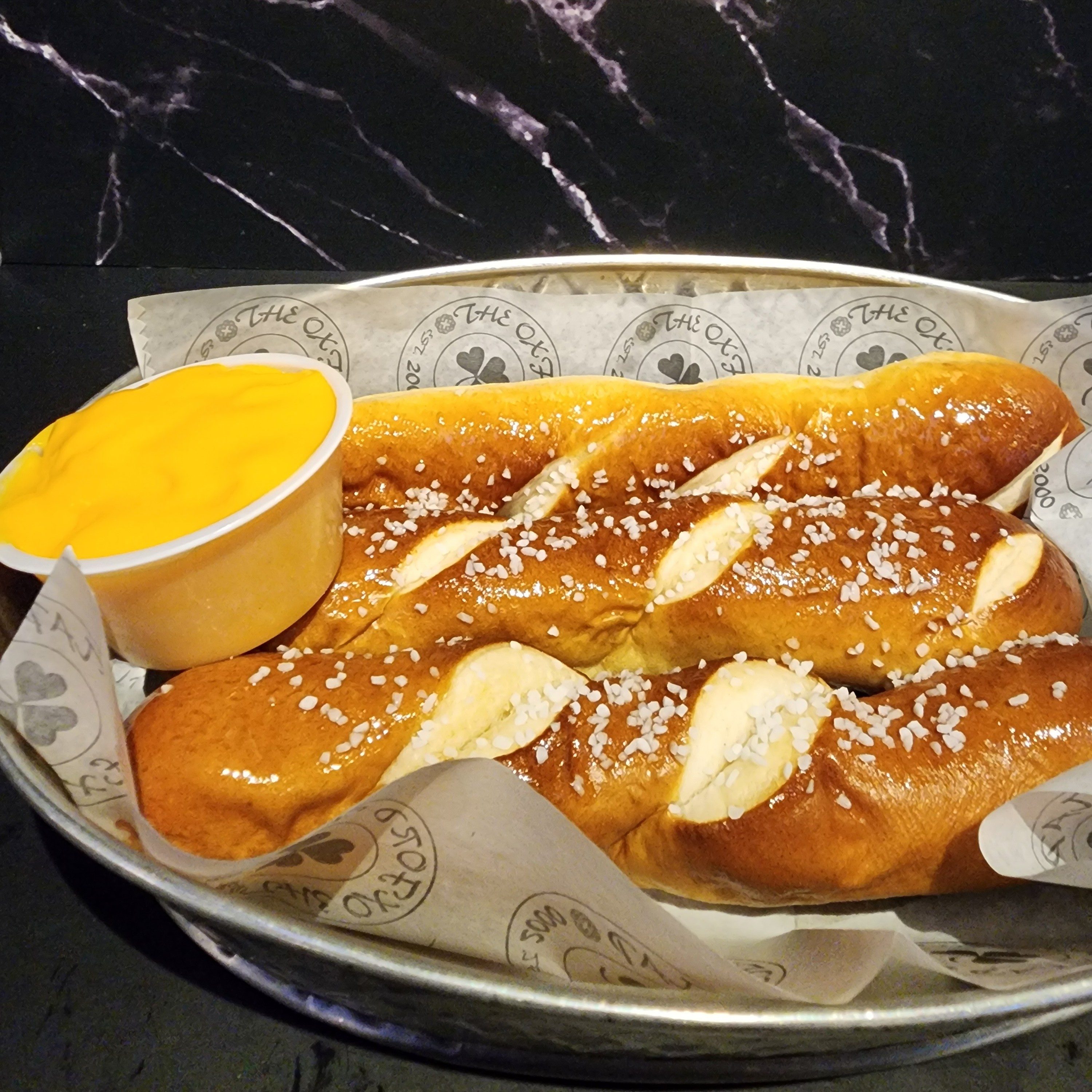Jumbo Soft Pretzel Sticks.