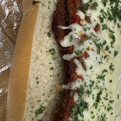 Eggplant Parmigiana Sub.
