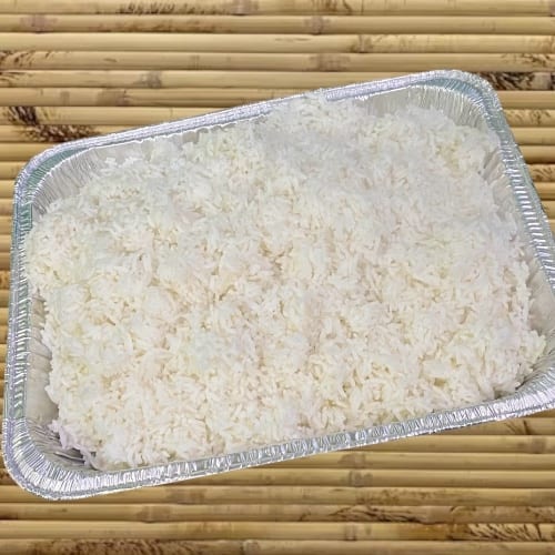 STEAMED RICE TRAY.