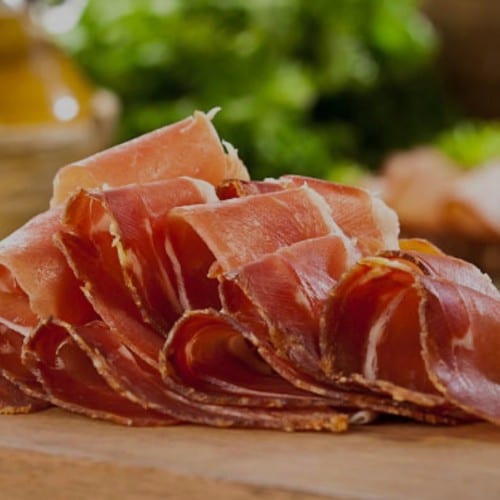 Imported Prosciutto.