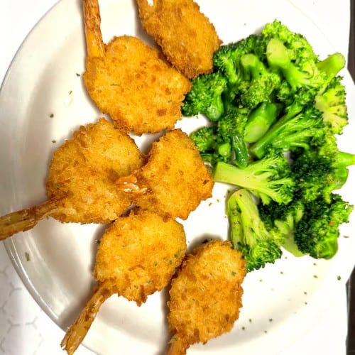 Breaded Shrimp.