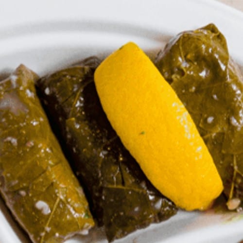 Side of Grape Leaves.